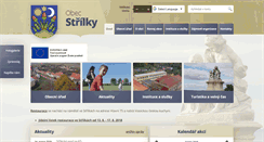 Desktop Screenshot of obecstrilky.cz